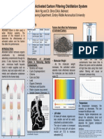 Investigation of Activated Carbon Filtering Distillation System