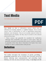 12 Text Information and Media