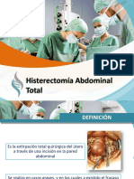 Histerectomía Abdominal Total