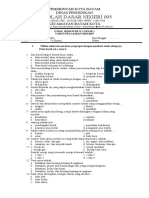 Soal Ipa & Bhs - Indo Kls 6 Semester II 2018-2019