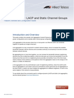 Link Aggregation: LACP and Static Channel Groups