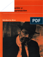 Eco, Umberto - Interpretación y Sobreinterpretación (1992)