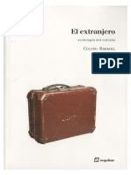 El Extranjero (Sociologia Del Extraño) - Georg Simmel