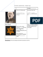 Guided Notes Holocaust Graphic Organizer