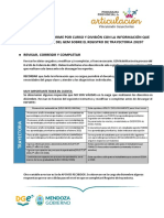 Tutorial para Descargar Reporte de Registro de Trayectoria 2020 y Elaborar Informe Por Curso y División.