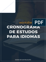 Worksheet Cronograma de Estudos Para Idiomas