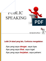 Materi Pelatihan Public Speaking