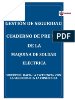 Pre Uso Máquina de Soldar