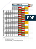 PDM 2021 Kalender for INDR Power Plant