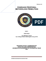 Panduan Proposal Metodologi Penelitian