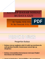 Pertemuan 1 - Konsep Dasar Sosial Budaya Gizi