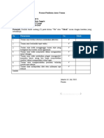 Format Penilaian Antar teman 2 Jawaban