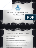 Direct and Indirect Narration