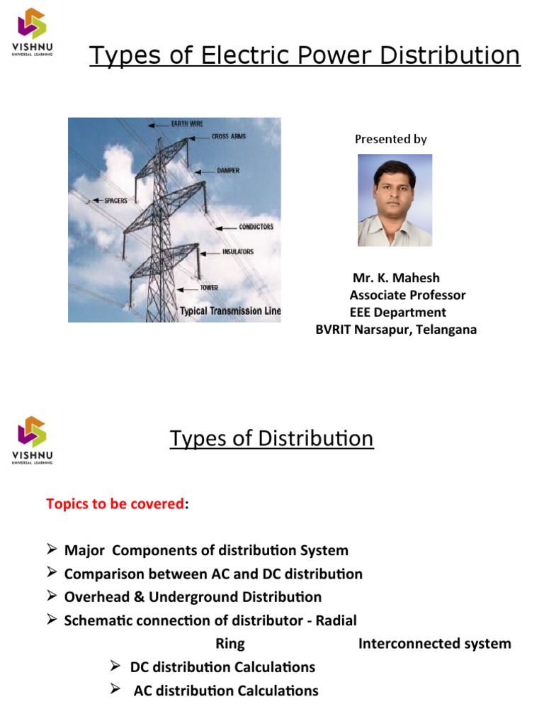 Electric Power Distribution Types Explained | PDF