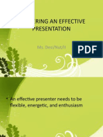 Delivering An Effective Presentation-1