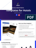 Social Media Posts:: Templates For Hotels