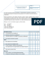 Encuesta Bienestar en Excel