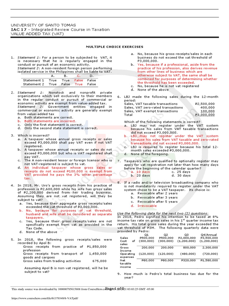 8 Vat PDF | PDF | Value Added Tax | Withholding Tax
