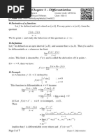 Chapter 5 - Differentiation: A B - For Any Point C Ab