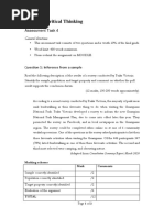 ATS2946 Critical Thinking: Assessment Task 4