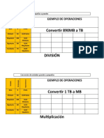 Cuadro para Enseñar Conversión de Unidades de Almacenamiento