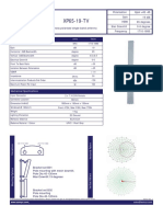 XP65-19-TV: Polarisation Gain HBW Elec Downtilt Frequency Cross Polarised Single Band Antenna Xpol +45 - 45