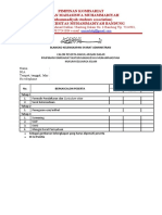 Blangko Kelengkapan Syarat Administrasi