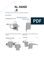 Master indoor volleyball hand signals guide