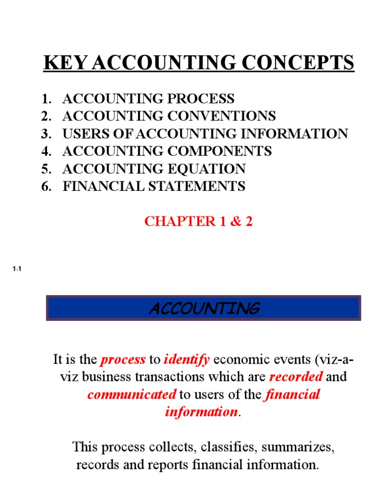 Lecture Slides - Chapter 1 2 | PDF | Debits And Credits | Equity (Finance)
