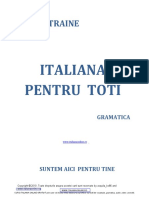 Pdfcoffee.com Carte Italiana Gramatica Nouapdf PDF Free