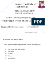 Active Learning Assignment On:-: Subject: Internal Combution ENGINES (2161902)