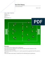 Play Out of The Back 4v3 Game - WORLD CLASS COACHING Training Center