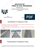 UNIT-3 (Lecture-4) Expansion Joints