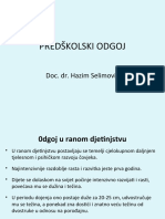 PREDŠKOLSKI ODGOJ