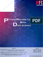 Machine Learning and Data Science With Python