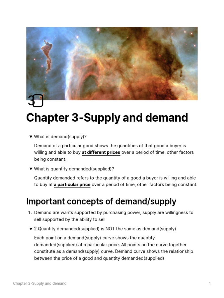 Supply and Demand Concepts | PDF | Demand | Demand Curve