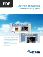 Jotron Ricochet: Record and Replay System