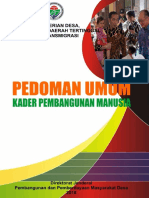 Buku Pedoman Umum Kader Pembangunan Manusia-2019