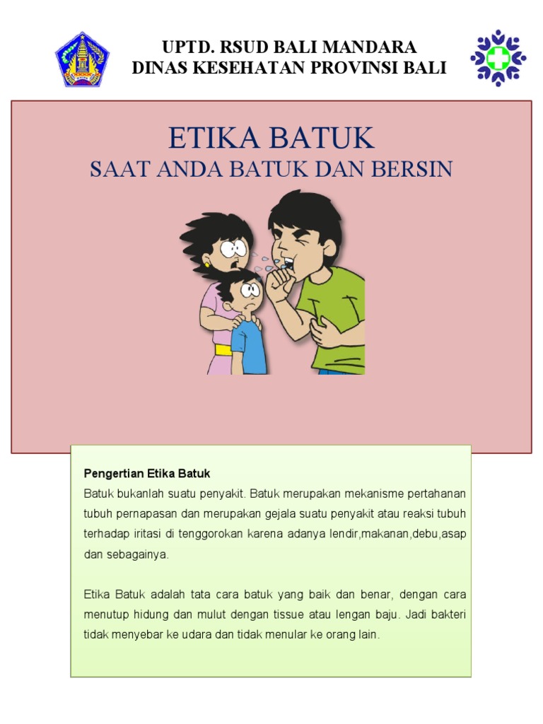 Etika Batuk Yang Baik Dan Benar Pdf
