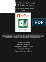 Excel 2016 Notes