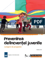 Culegere de Programe - Prevenirea Delincvenței Juvenile