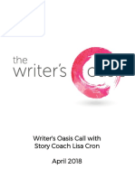 Writer's Oasis Call With Story Coach Lisa Cron April 2018