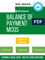 Balance of Payment MCQS: Economic & Social Issues - Multiple Choice Questions