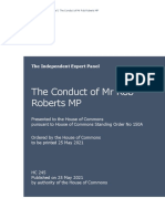 Hc 245 the Conduct of Mr Rob Roberts Mp