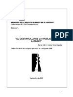 El desarrollo de la habilida en ajedrez (Notación algebraica)- Carlos Torre Repetto