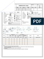 INSTRUMENT DATA SHEET FOR TEMPERATURE GAUGE AND FLARE SYSTEM
