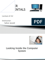 Computer Fundamentals: Lecture # 02 Instructor: Sahar Javaid