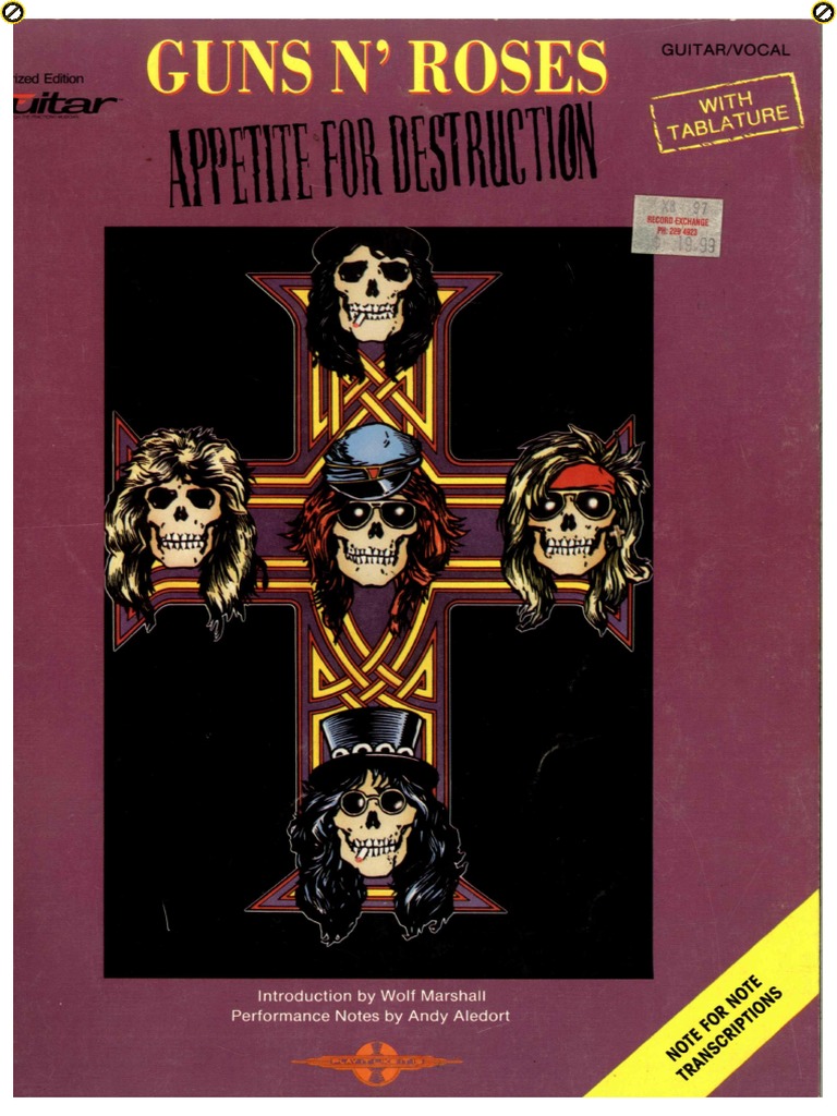 Guns N Roses - Appetite For Destruction | PDF
