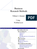 Business Research Methods: Using Websurveyor