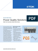 Power Quality Solutions: Product Brief 2019